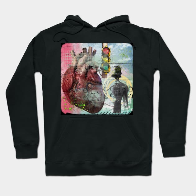 Heart Block Hoodie by funhousejen